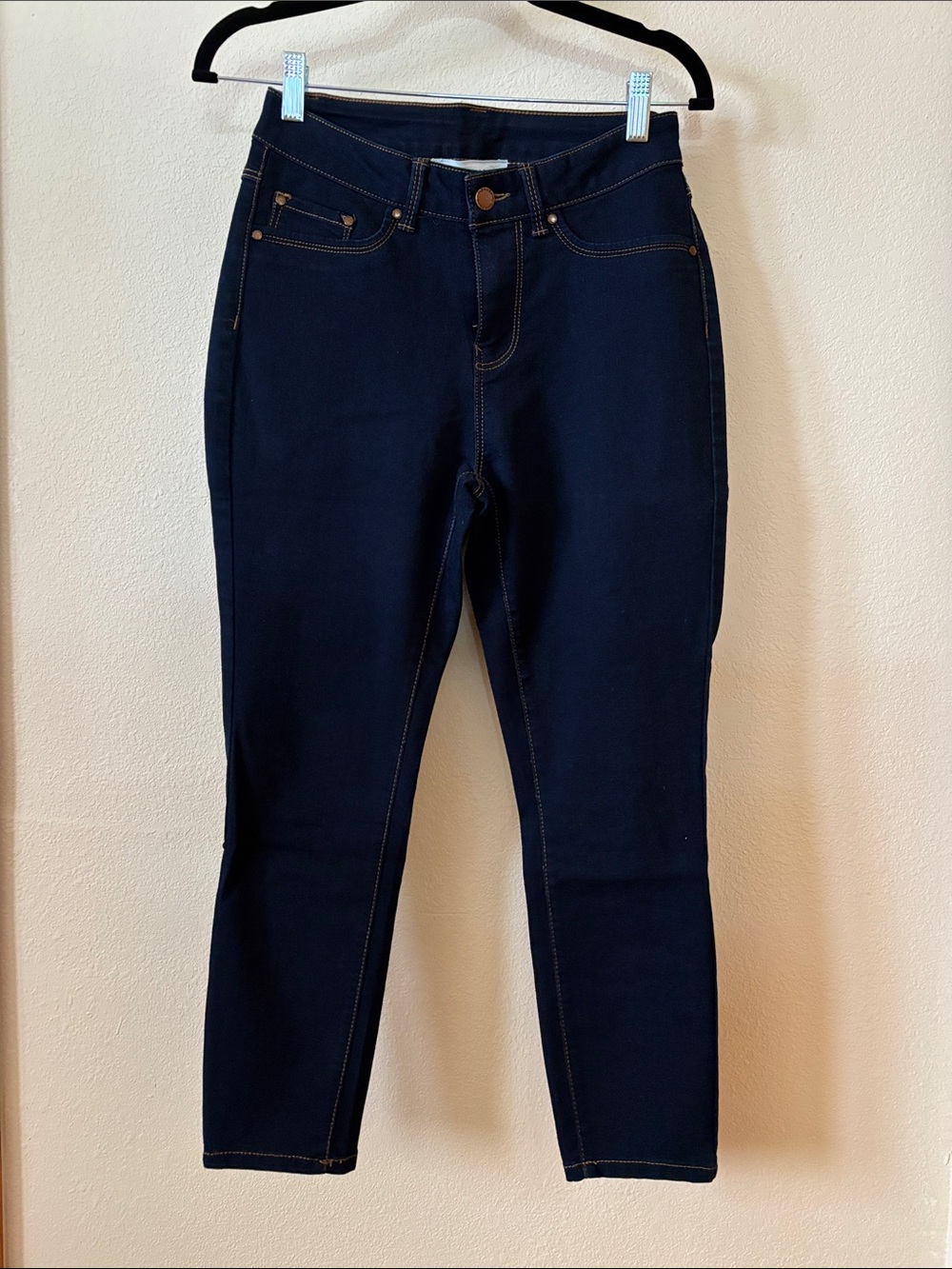Workshop Republic Clothing Women's Skinny Jeans in Dark Blue